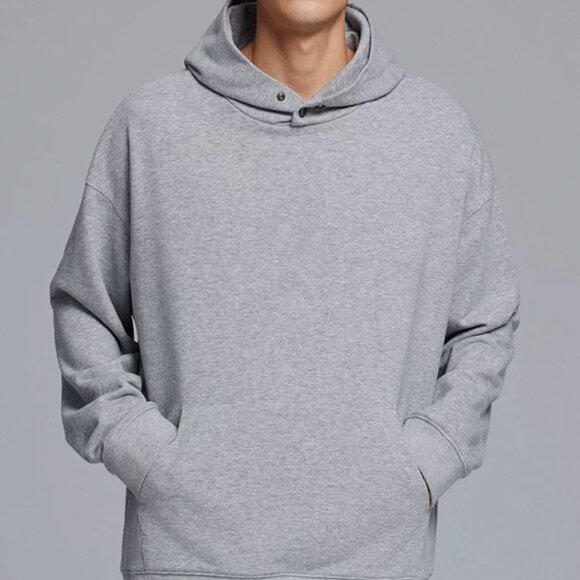 Banana Republic Factory Unisex High-Street Hoodie – M (Gray Space Cotton) - Picture 2 of 7